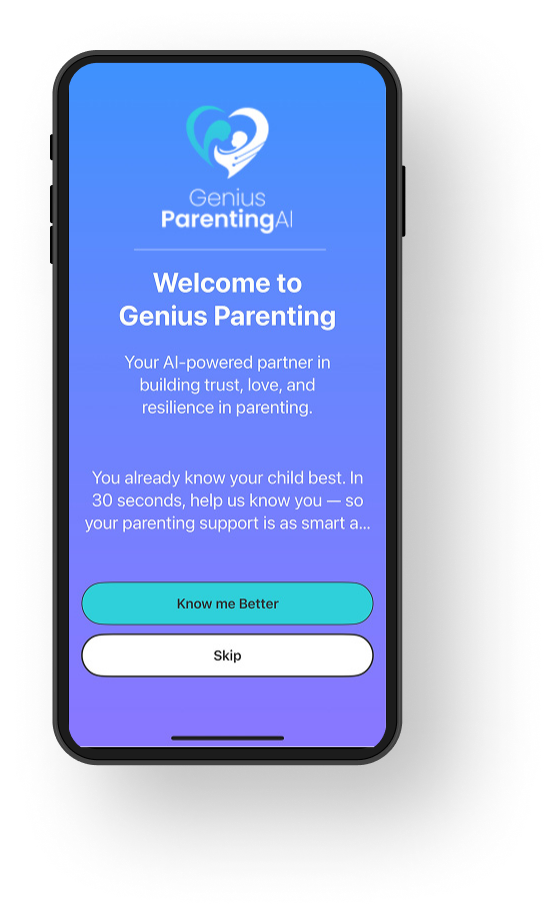 Genius Parenting mobile preview